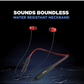 INTEX Neckband BT Musique Bass V 5.0 Black, up to 8 Hours Talk Time - eDubaiCart
