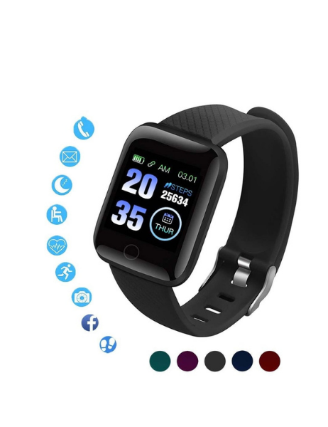 INTEX Sport Smart Watch Bracelet IT--1160 With Heart Rate and Sleep Monitoring - eDubaiCart
